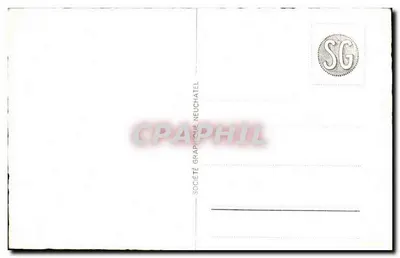 Simplon-Pass (2010m) i Alpy bernowskie — widok panoramiczny — Spółka Graficzna Neuchâtel — Rewers