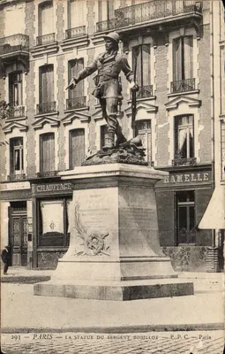 Statua Sierżanta Bobillota — Paryż — P.P.C. Paryż