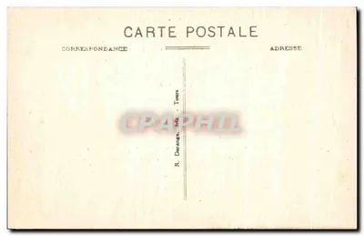 Saumur — El castillo (m. h.) — Editor: S. Le P. (Sauvage) — Reverso