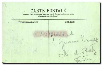 Parigi (1er) — Il Monumento di Gambetta e il Louvre — LL. — Verso