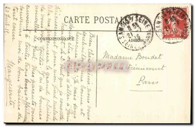 Fontainebleau — Le Palais. Chambre à coucher de Napoléon Ier — éditeur : IMPRIMÉ SUR LA CARTE, n° 355 — Verso