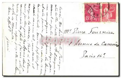 Les Bans — Widok na lodowiec — GEP, n° 5672.2 — Rewers