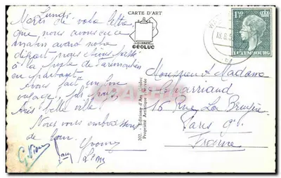 Luxembourg — Souvenir de Luxembourg — Éditions Géoluc — Verso