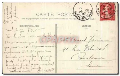 Toul - Vue générale - Mont St-Michel — Maison des Magasins Réunis, édit., Toul — Rewers