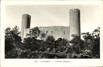 O Hohwald — Castelo de Andlau — Edição Adolph Braun