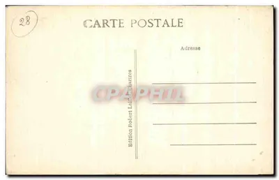 Chartres — Antico Vescovado — Edizione Robert Lallier — Verso