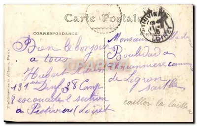Orléans — Stacja — Wydawca E.A. n°117 — Rewers