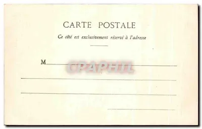 Le Puy - Tour Pannesac — widok z średniowiecznej wieży na skrzyżowaniu kamiennej ulicy — Rewers