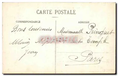 Granville — Una ola en el Puente Jacques — G. La Bouleuger, editor, Granville — Reverso