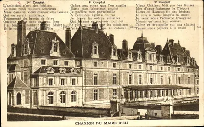Château d'Eu — Chanson du Maire d'Eu — éditeur non visible