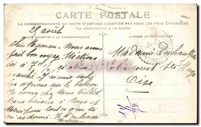 Les Roches Blanches vues de la Seine — Environs de Rouen — Éditeur B. D. 578 — Verso