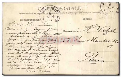Biarritz Pittoresque — Concours de Fortifications — Édition A. Simons - Cliché Prince Galitzine - N° 10 — Verso