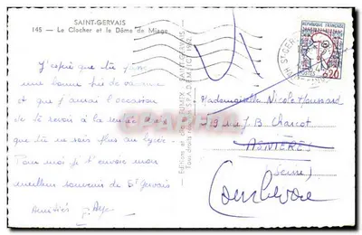 Saint-Gervais — O Sintral e o Domo de Miage — Edições Flah — Verso