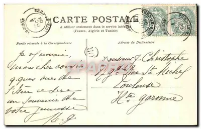 Grenoble — Os quais e o St. Eynard, efeito da lua às 10h da noite — Papeterie des Alpes Eng. Robert, Grenoble — Verso