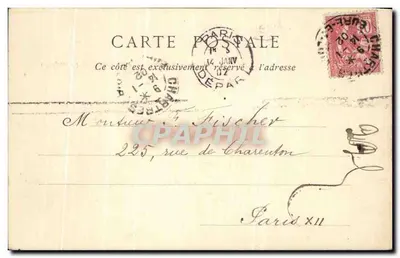 Chartres — Ogólny widok z Courtillère — ND Fot. de Rosque — Rewers
