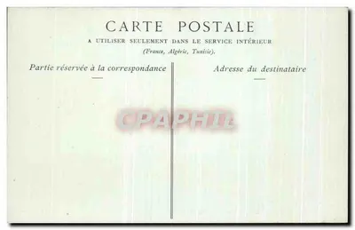 Stara pocztówka Chartres — Krypta Loens — Rewers