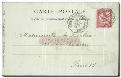 TROUVILLE-SUR-MER — La Plage à l'Heure des Bains — Editore Neurdein Frères, n°70 — Verso