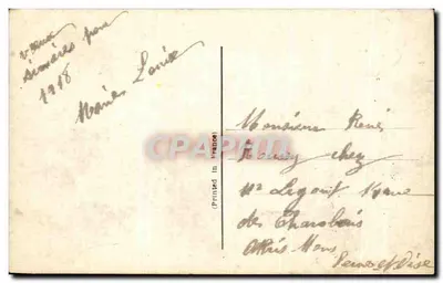Młoda kobieta w futrze — dekor choinkowy — wydawca DIX n° 1005 — Rewers