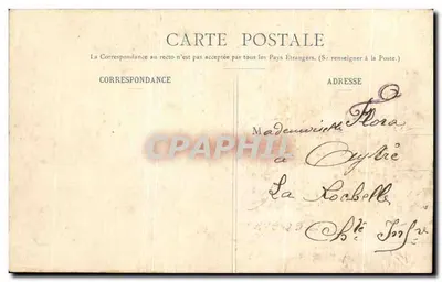 Femme souriante tenant deux trèfles — éditeur Phototype A. Berberet & Cie, Nangis — Reverso