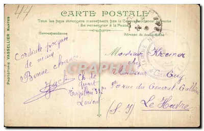 Distribution de la soupe — à bord d'un navire — Phototype Vasseiller, n° 2677 — Rückseite