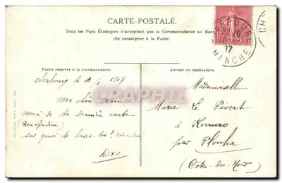 Linguagem das flores — Editor: Editor dos Bilhete postal antigo, n° 254 — Verso