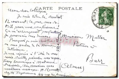 Les Sept Églises — illustrations de sept églises luthériennes en France — Mission Intérieure de l'Église Luthérienne de Paris — Verso