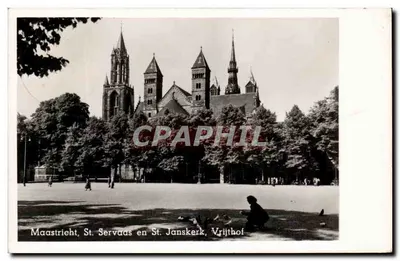 Maastricht, St. Servaas e St. Janskerk, Vrijthof — número de série não visível