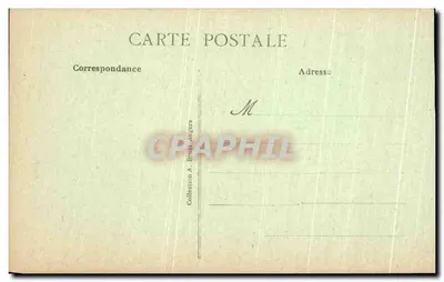 Angers — Ogólny widok z placu Latochefoucult-Liancourt — Collection A. Bugeat — Rewers