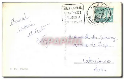 Église de L'Église — Éditeur CAP — n° 43 — Verso