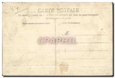 Castelo de La Brétesche (Loire-Inf.) — Facha principal sobre o lago — Héloïse Dugas et Cie, Nantes, n° I.1218 — Verso
