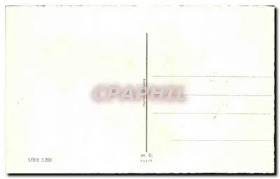 Dzieci z bukietami — Szczęśliwego dnia — M. D. Paris, seria 3.200 — Rewers