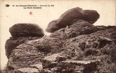 ला क्रूज़ आइलस्ट्रीई — रोचर्स डू राट — ला पियर ब्रांलांत