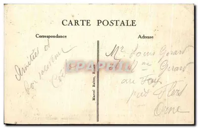 ROUEN — Palais de Justice — Façade principale — Éditeur non identifié, n° de série 6 — Verso