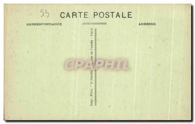 Abbatia Saint-Denis — Absydę — wydawca: A. Papille, Paryż — Rewers