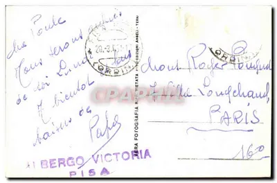 Piza — Katedra i Wieża Pizy — Vera Fotografia, Terni, nr 97 — Rewers