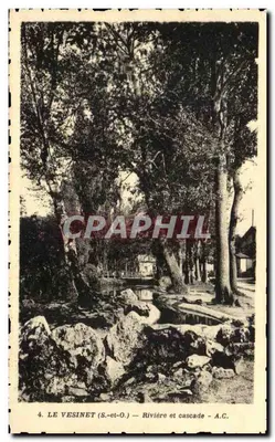 Le Vesinet (S.-et-O.) — Rio e cachoeira — A.C.