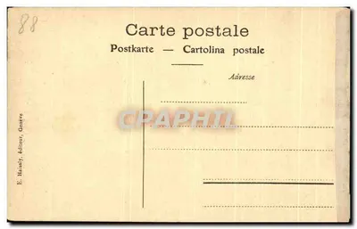 Genebra — Torre da Ilha — E. Haissly, editor — Verso