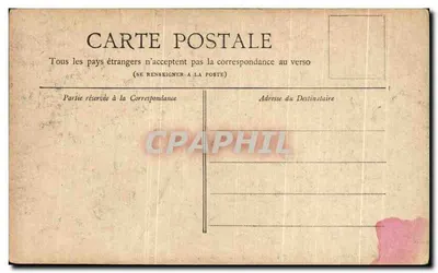 Paris — O Palácio Bourbon — Coleção Petit Journal — Verso