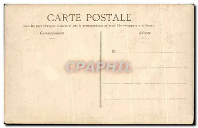 Rue d'Albert (Somme) — ruines après la guerre — éditeur 'GEO.' n° XXXIX, datée 1914 — Verso