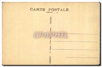 Zamek w Angers — historia i legendy — E. Dupré, 2, Rue Calbert, Tours — Rewers