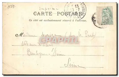 Fontainebleau — O Monumento de Rosa Bonheur — L'II, Paris, n°25 — Verso