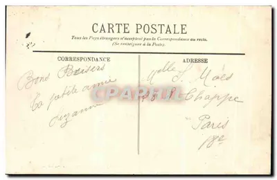 Zamek PIERREFONDS (strona Północno-Wschodnia) — widok panoramiczny — wydawca nieznany, nr serii 63 — Rewers
