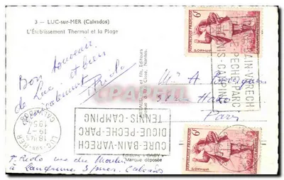Luc-sur-Mer — O Estabelecimento Termal e a Praia — Edições Gaby — Verso