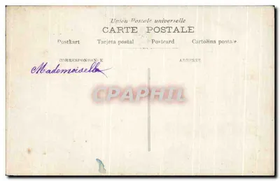 Homem de terno segurando um buquê — Desejos de Felicidade — BAF, n° 505 — Verso