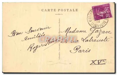 Mantes-la-Jolle - A Fonte Renascentista (1521) - Restaurada em 1909 — Verso