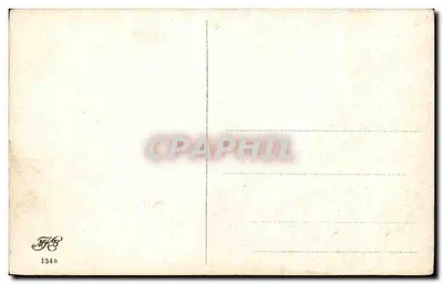 Cena de praia — três pessoas sob árvores — editor M.R. n°1546 — Verso