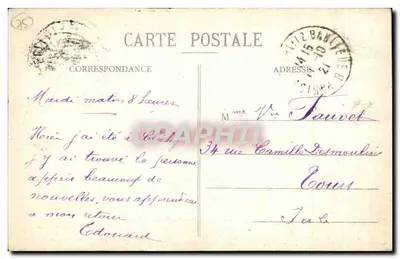 PARIS. - Basílica del Sagrado Corazón — editor J.H., n° 115 — Reverso