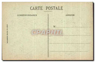 Rouen - Kerk van Saint-Naclou - Middenpoort — C.P. 449 — Imprimerie Réunies de Nancy — Achterkant