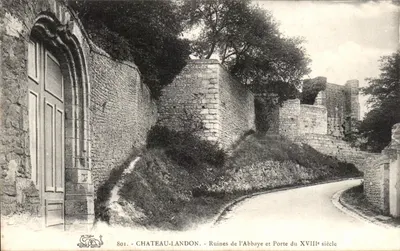 Castelo-Landon - Ruínas da Abadia e Porta do Século XVIII — editor não identificado, número de série 801