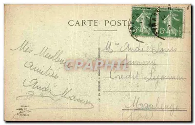Ewangelicka cerkiew garnizonowa — Strasburg — Wydawca: FOT. CH. BERGERET, STRASBOURG — Rewers